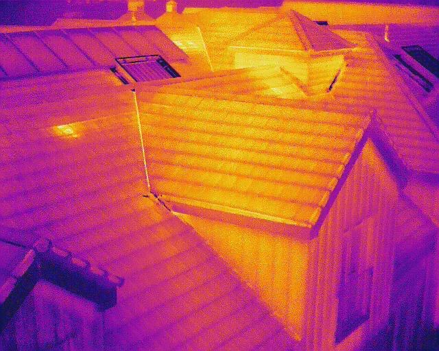 Thermal Imaging Roof Survey Image Welwyn Garden City